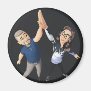 Ik sta achter je. magneet