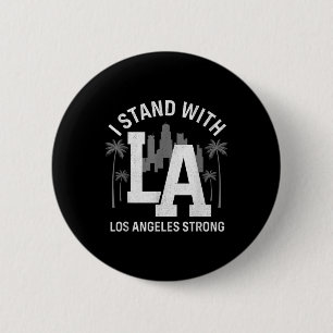 Ik sta achter La California Los Angeles Ronde Button 5,7 Cm
