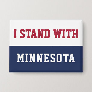 Ik sta achter Minnesota Button