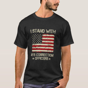 Ik sta achter NYS Correction Officers Support Appa T-shirt