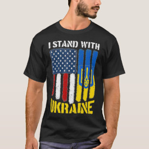Ik sta achter Oekraïne Oekraïense gebeden voor het T-shirt