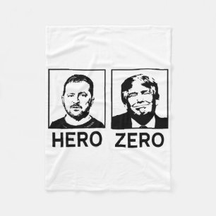 Ik sta achter Oekraïne Oekraïense Held Zero Zelens Fleece Deken
