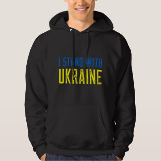 Ik sta achter Oekraine steun en bid voor Oekraine Hoodie