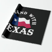 Ik sta achter Texas Cadeaupapier (Uitgerold)