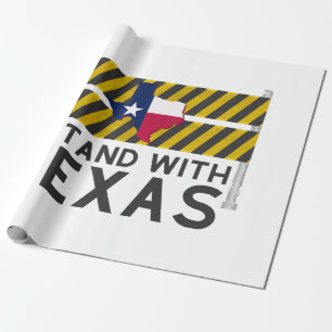 Ik sta achter Texas Cadeaupapier