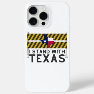Ik sta achter Texas iPhone 15 Pro Max Hoesje