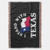 Ik Sta Achter Texas Deken (Voorkant Verticaal)