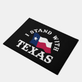 Ik sta achter Texas Deurmat (Schuin)