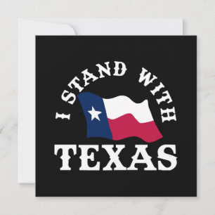 Ik sta achter Texas Kaart