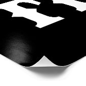 Ik sta achter Texas Perfect Poster (Hoek)