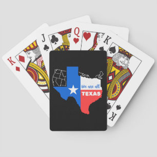 Ik sta achter Texas Pokerkaarten