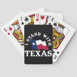 Ik sta achter Texas Pokerkaarten