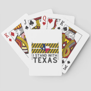 Ik sta achter Texas Pokerkaarten