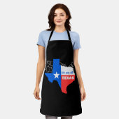 Ik sta achter Texas Schort (Gedragen)