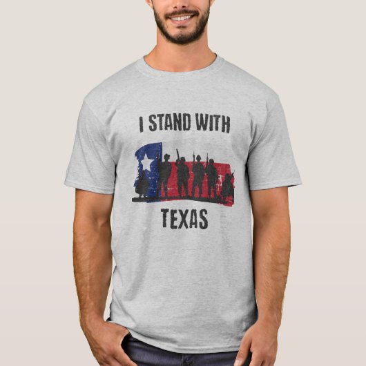 Ik sta achter Texas #texit T-shirt (Voorkant)