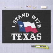 Ik sta achter Texas Tissuepapier (Craft)