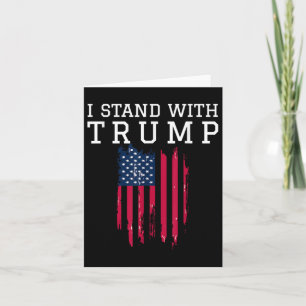 Ik sta achter Trump Pro Trump Support Kaart