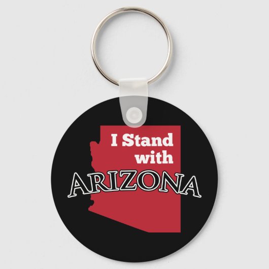 Ik sta bij Arizona Sleutelhanger (Voorkant)