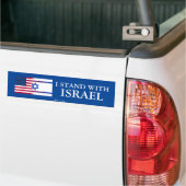 Ik sta bij de Israëlische Bumpersticker (Op Truck)