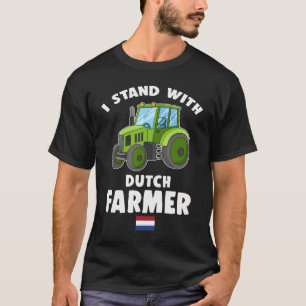 Ik sta bij de Nederlandse vlag voor boeren T-shirt
