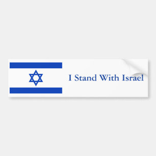 Ik sta bij Israël Bumpersticker