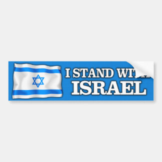 Ik sta bij Israël Bumpersticker