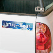 Ik sta bij Israël Bumpersticker (Op Truck)
