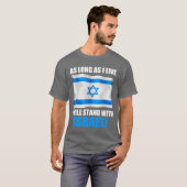Ik sta bij Israël T-shirt (Voorkant volledig)