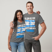 Ik sta bij Israël T-shirt (Unisex)