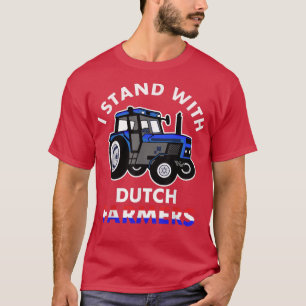 Ik sta bij Nederlandse boeren Nederland vlag T-shirt