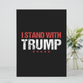 Ik sta bij Trump Kaart (Staand voorkant)