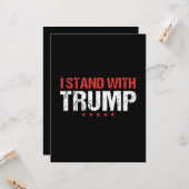 Ik sta bij Trump Kaart (Voorkant / Achterkant in situ)