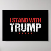 Ik sta bij Trump Poster (Voorkant)