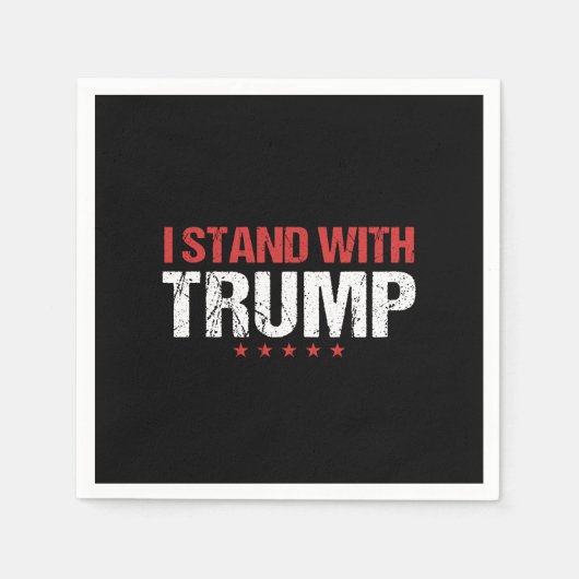 Ik sta bij Trump Servet (Voorkant)