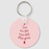 Ik sta dit jaar op de rechterlijst sleutelhanger (Achterkant)