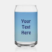 Ik sta in Israël Blikvorm Glas (Achterkant)