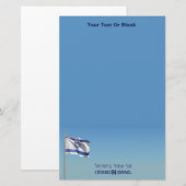 Ik sta in Israël Briefpapier (Voorkant / Achterkant)