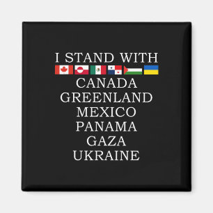 Ik Sta Met Canada Groenland Mexico Panama Gaza Oek Magneet