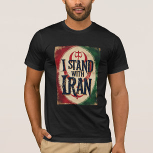 Ik sta met Iran Solidarity T-shirt