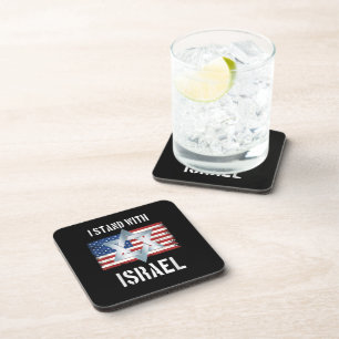 ik sta met Israël Bier Onderzetter