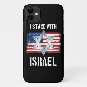 ik sta met Israël iPhone 11 Hoesje