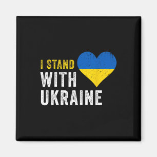 Ik Sta Met Oekraine Stop Putin Stop Oorlog Onderst Magneet