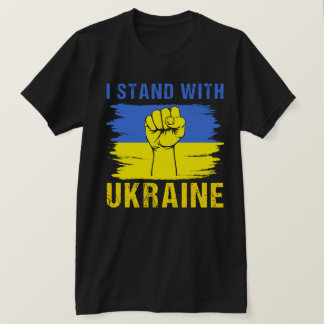 Ik sta met Oekraïne T-shirt