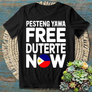 Ik sta met PRRD - gratis Duterte nu, breng hem T-shirt