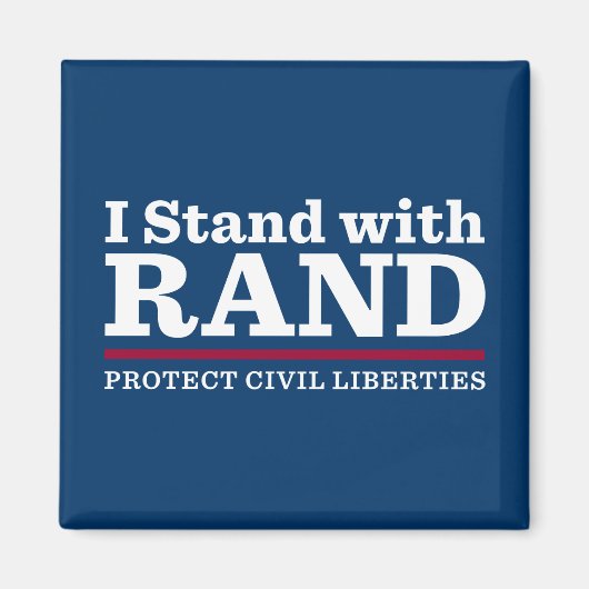 Ik sta met rust magneet (Voorkant)