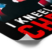 Ik sta met Trump is mijn President kniel Jesus Chr Poster (Hoek)