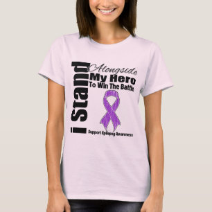 Ik sta naast mijn Hero Epilepsy T-shirt