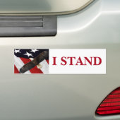 Ik sta op bumpersticker (Op auto)