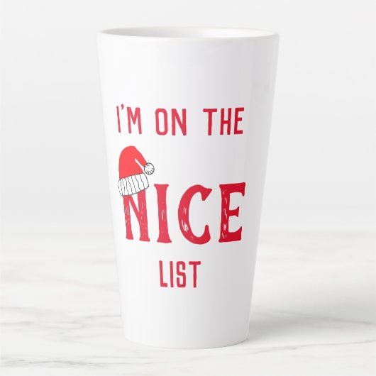 Ik sta op de lijst van Nice Latte Mok (Voorkant)