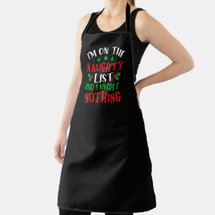 Ik sta op de Naughty List Schort
